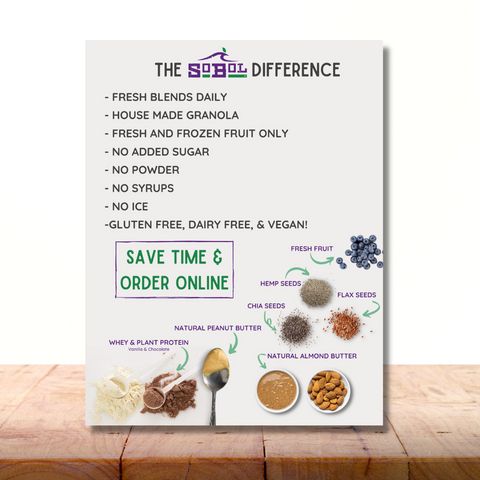 The SoBol Difference Table Topper