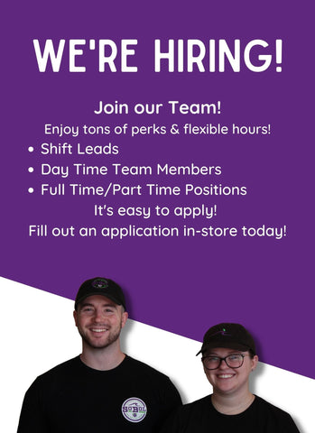 Now Hiring Table Topper